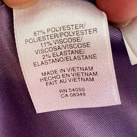 Jones New York Women’s Double Breasted Lavender Blazer US6 - Picture 11 of 16